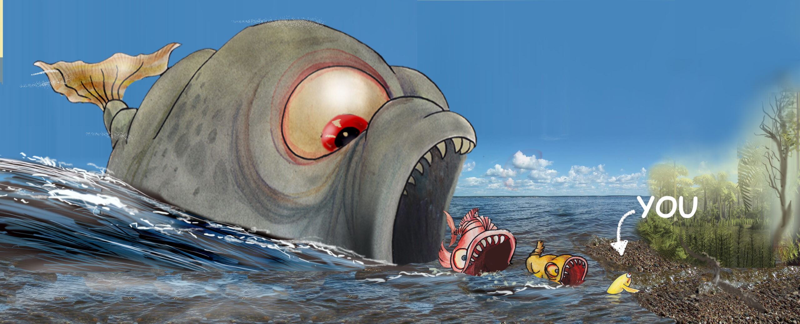 fish out of water long+ YOU big